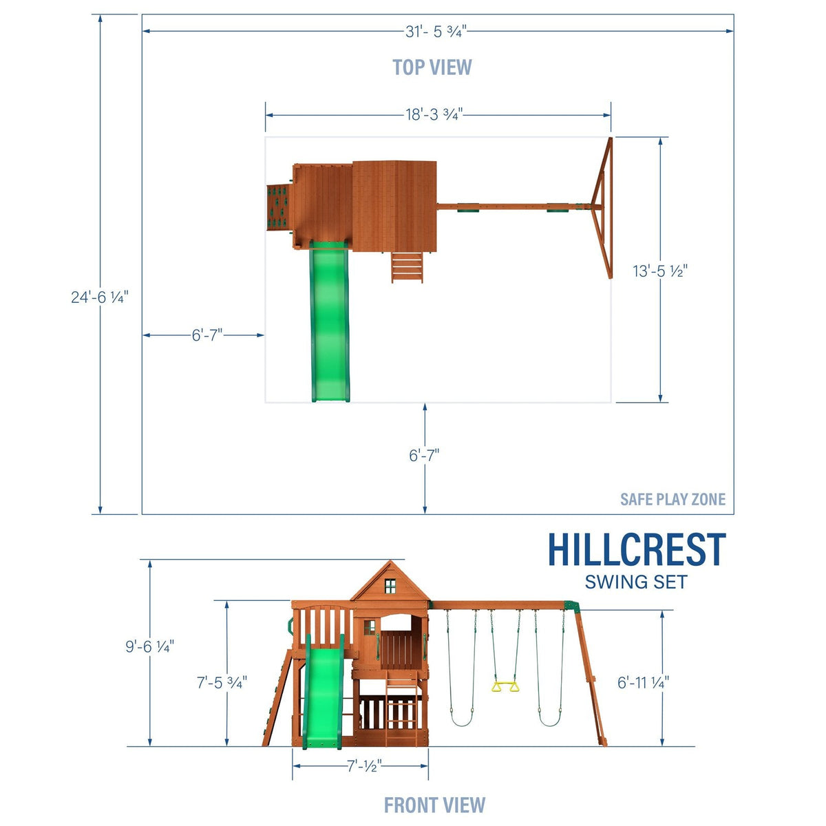 Hillcrest Swing Set