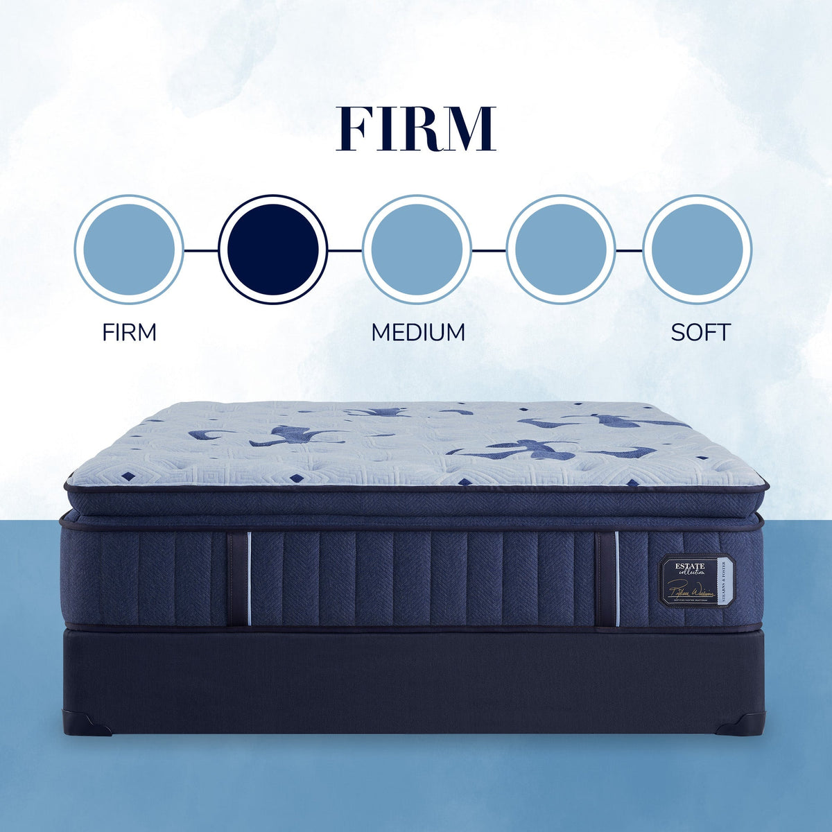 Stearns & Foster Estate Firm Euro Pillow Top Mattress