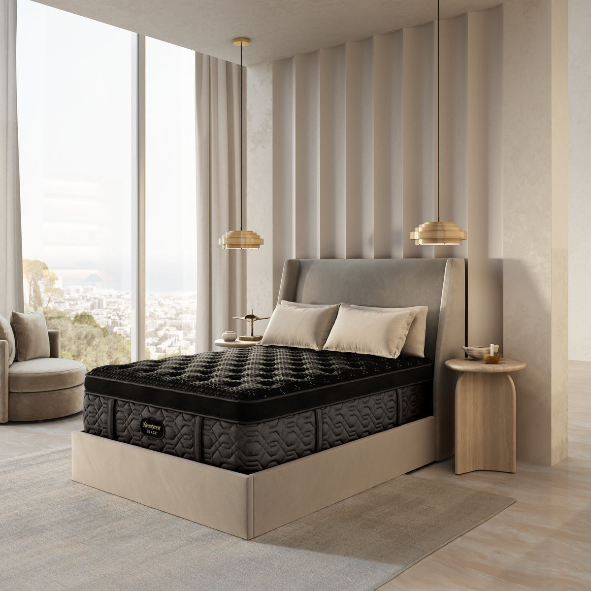 Beautyrest Black® Series Four 17.25" Plush Pillow Top Mattress