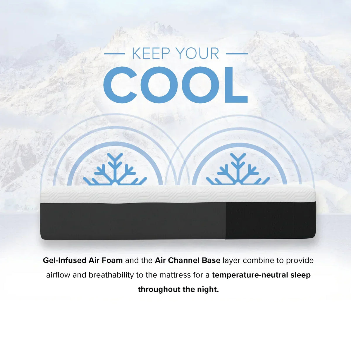 Bedplanet 12” Essentials Gel Memory Foam Mattress – Soft & Cooling (RV Ready)