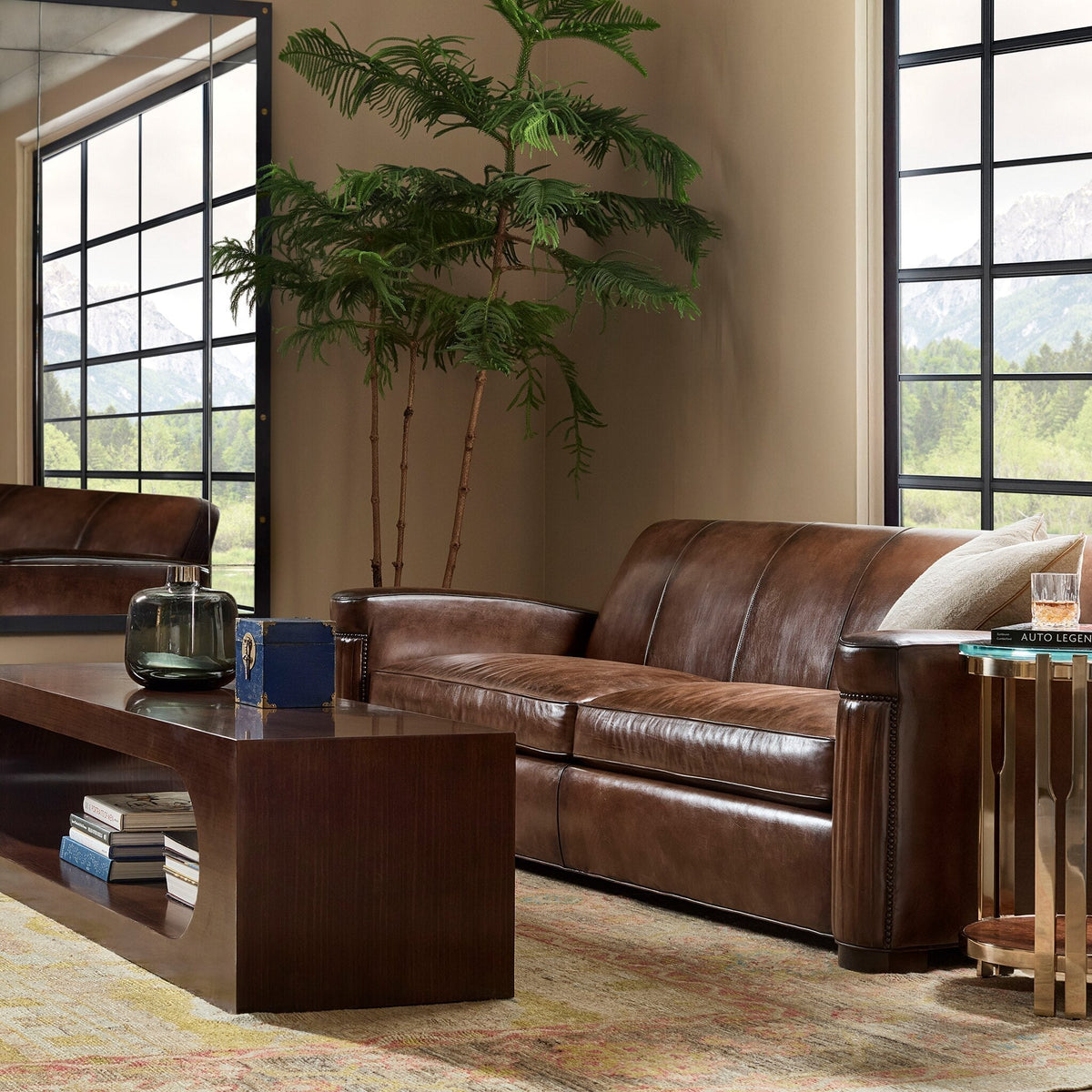 Jacques Leather Sofa