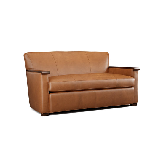 Wesley Leather Loveseat