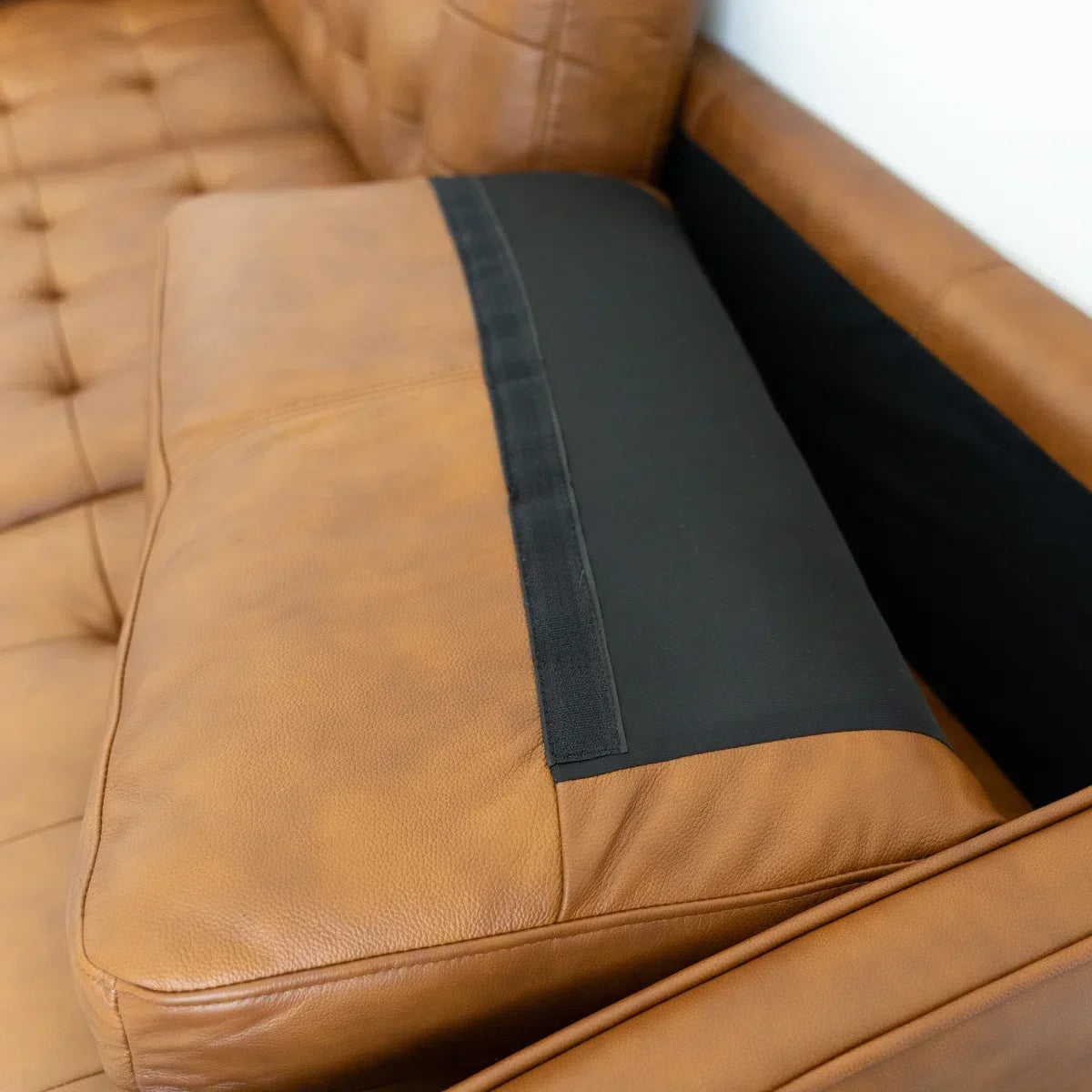 Lucco Top-Grain Leather Sectional