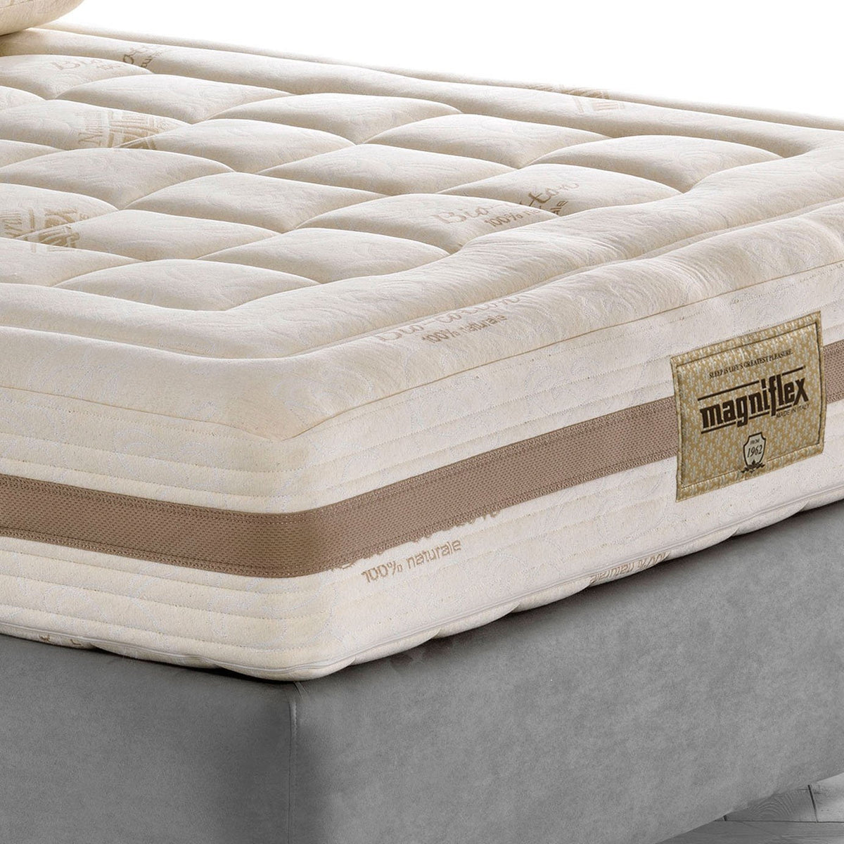 Magniflex Toscana Cotton Grande Dual 12” Organic Flippable Memory Foam Mattress