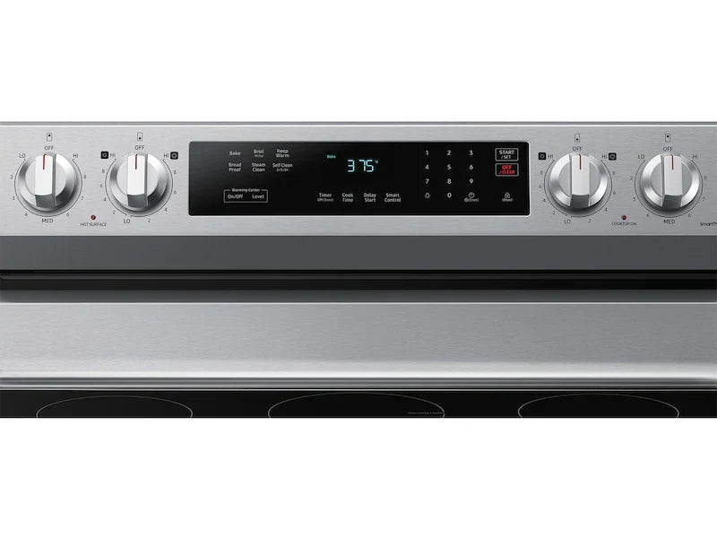 Samsung 6.3 Cu. Ft. Smart Freestanding Electric Range NE63A6311SS