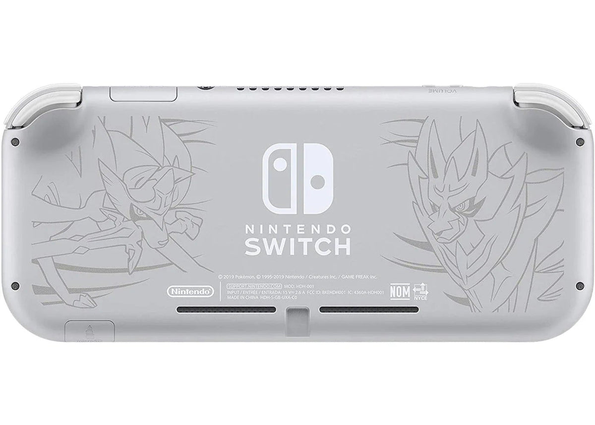 Nintendo Switch Lite Zacian and Zamazenta Pokemon Edition Gray - US Charger (HDHSGBZAA)