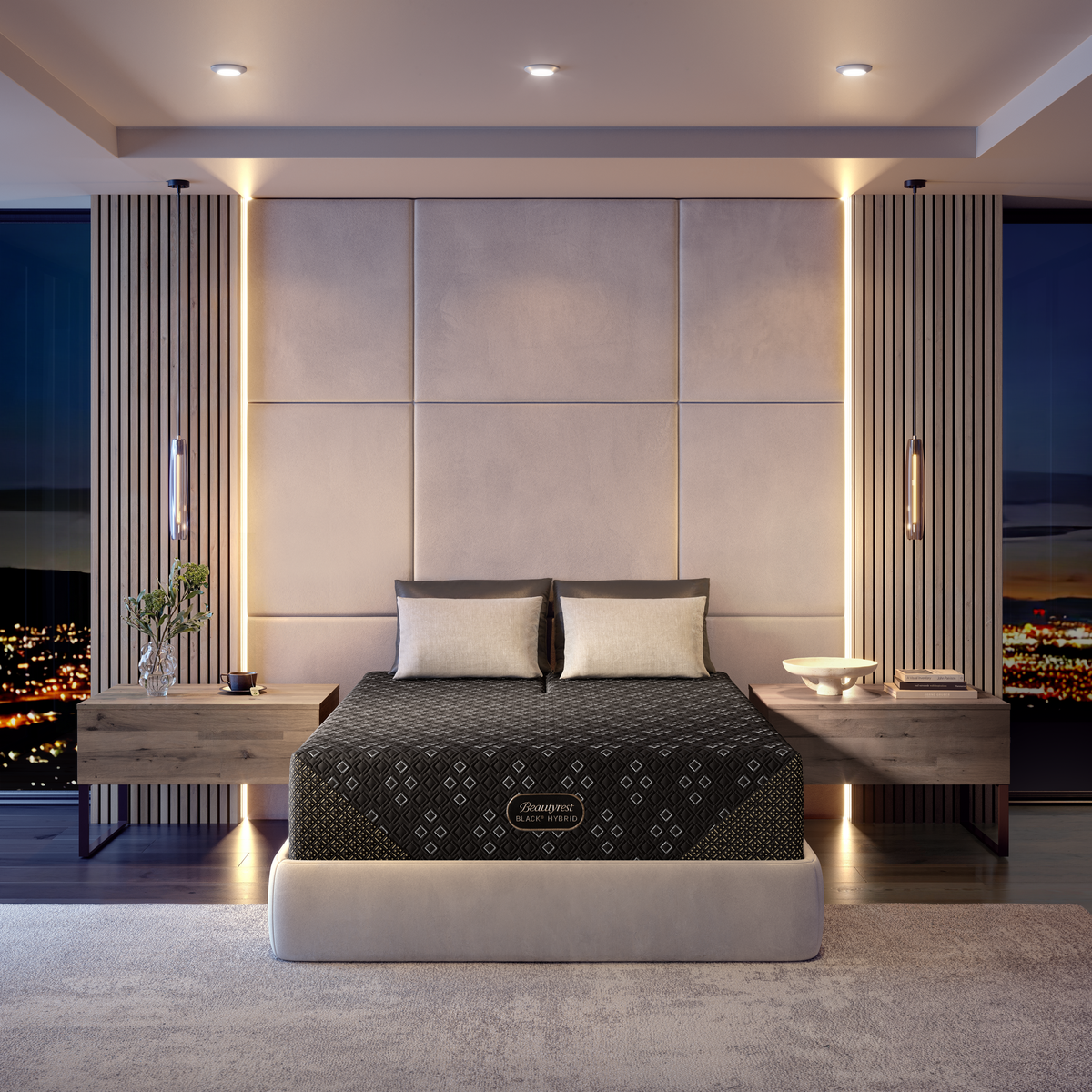 Beautyrest Black XCS Series Three Plush Hybrid Mattress