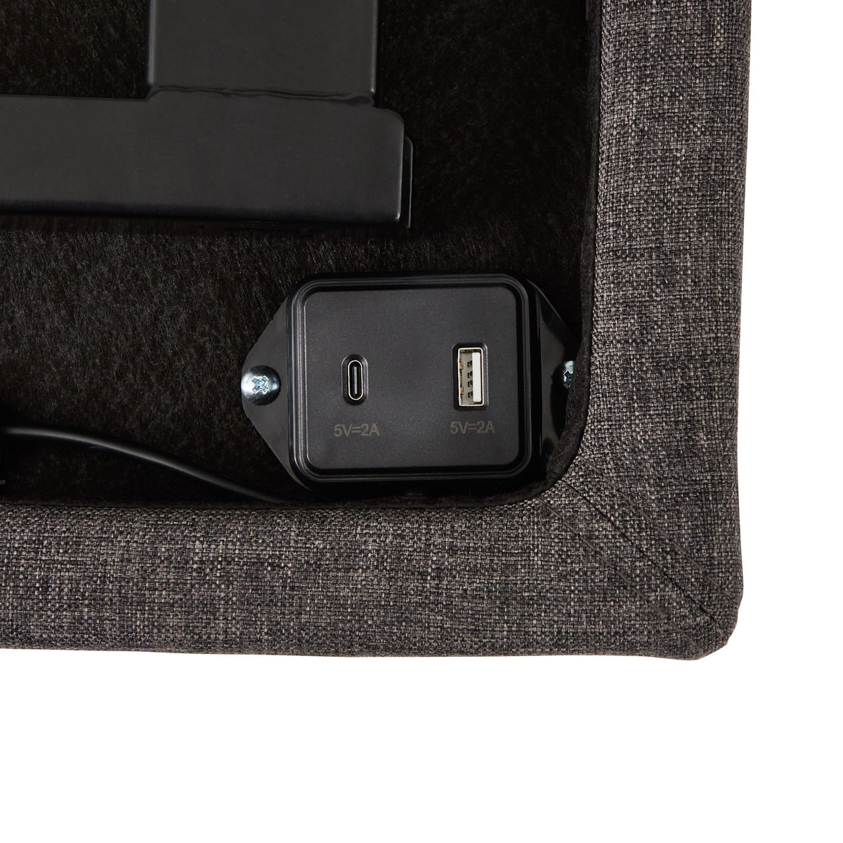 Malouf M455 Smart Adjustable Bed Base - App-Controlled with Massage