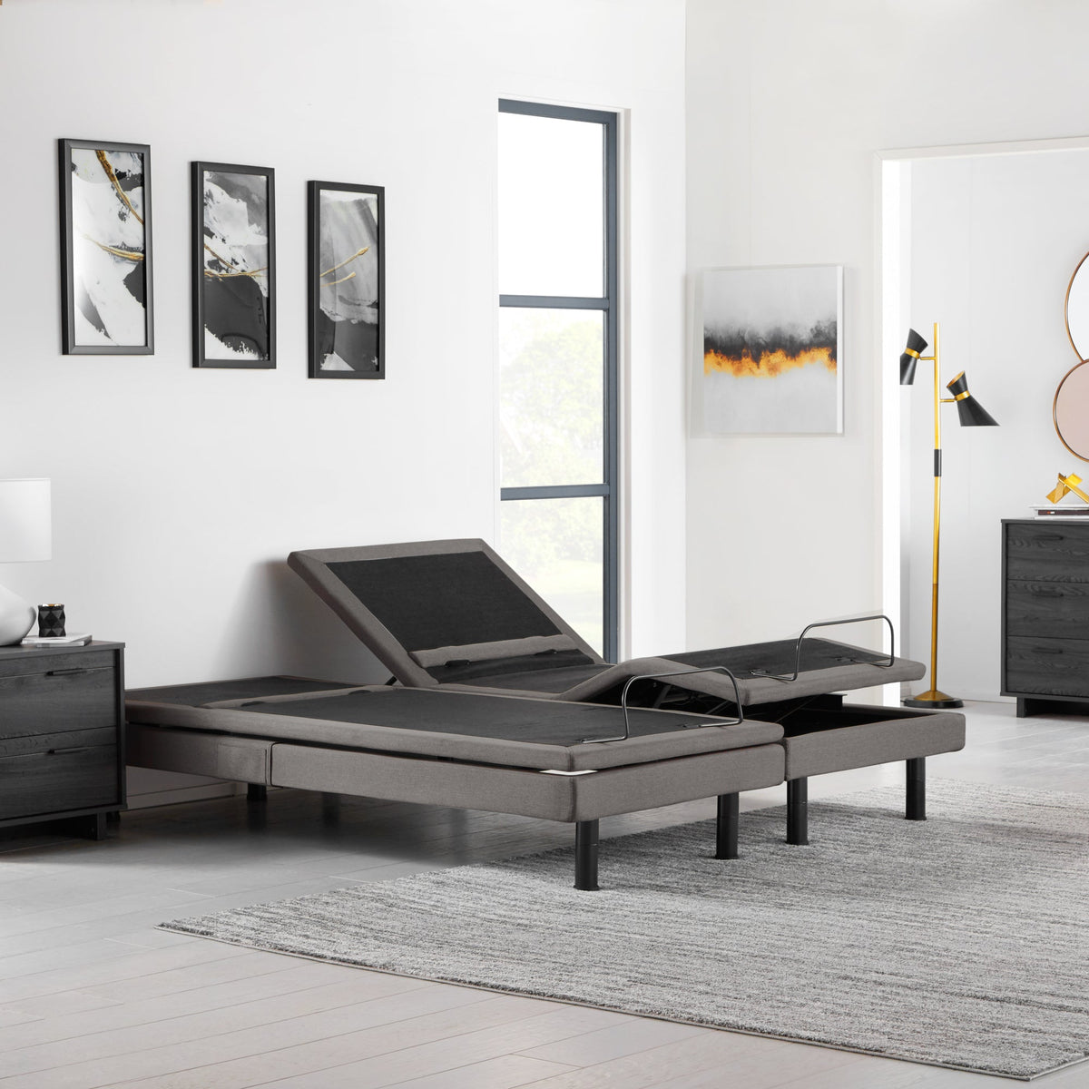 Malouf S755 Smart Adjustable Bed Base - Reach Assist™ & Lumbar Support