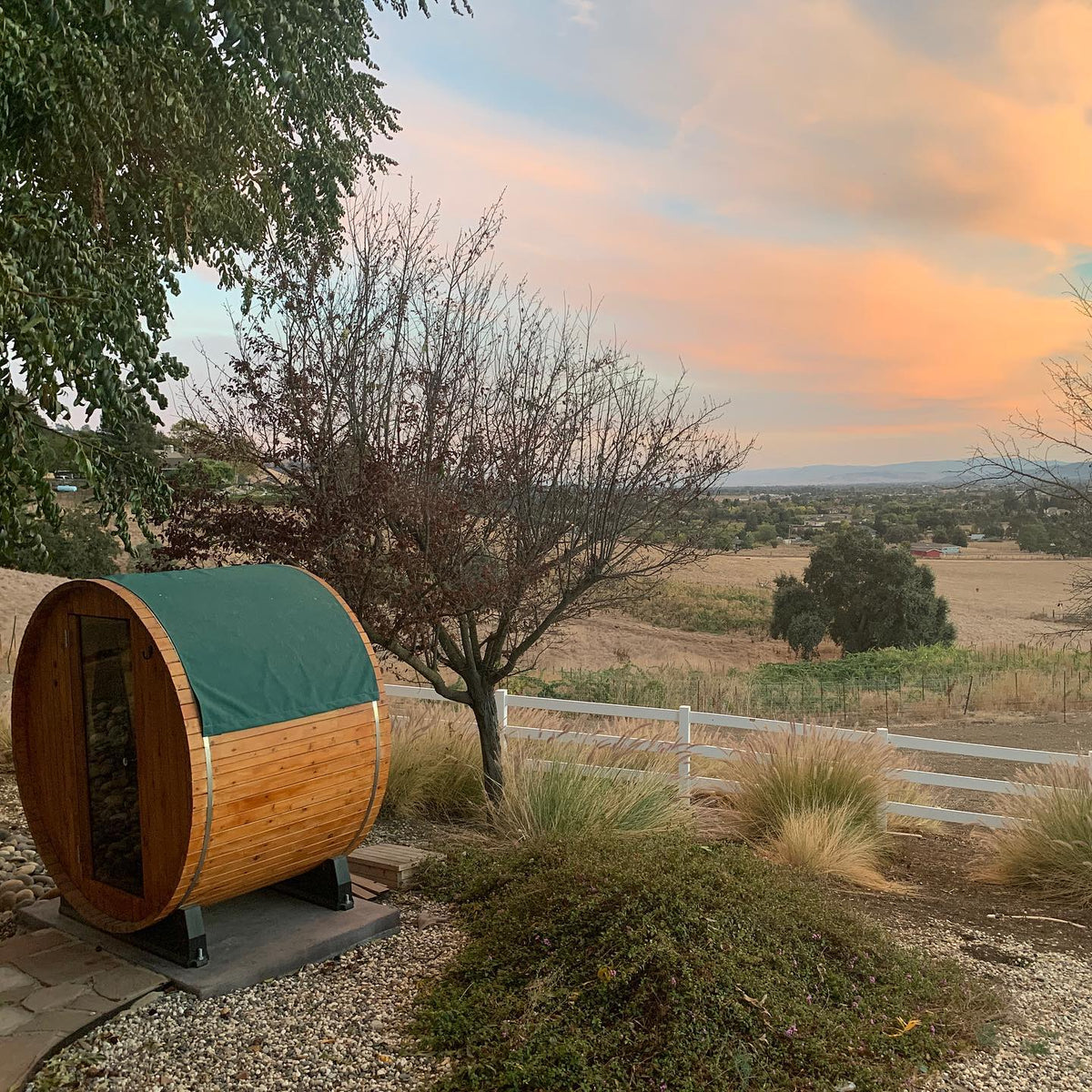Salem 2 Person Barrel Sauna Kit