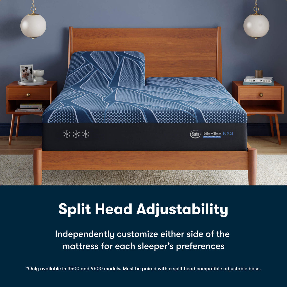 Serta iSeries NXG 3500 Medium Hybrid Mattress (Cooling + 5-Zone Support)