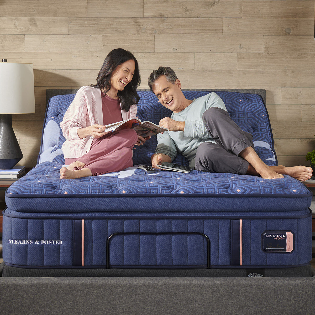 Stearns & Foster Lux Estate Medium Euro Pillow Top Mattress