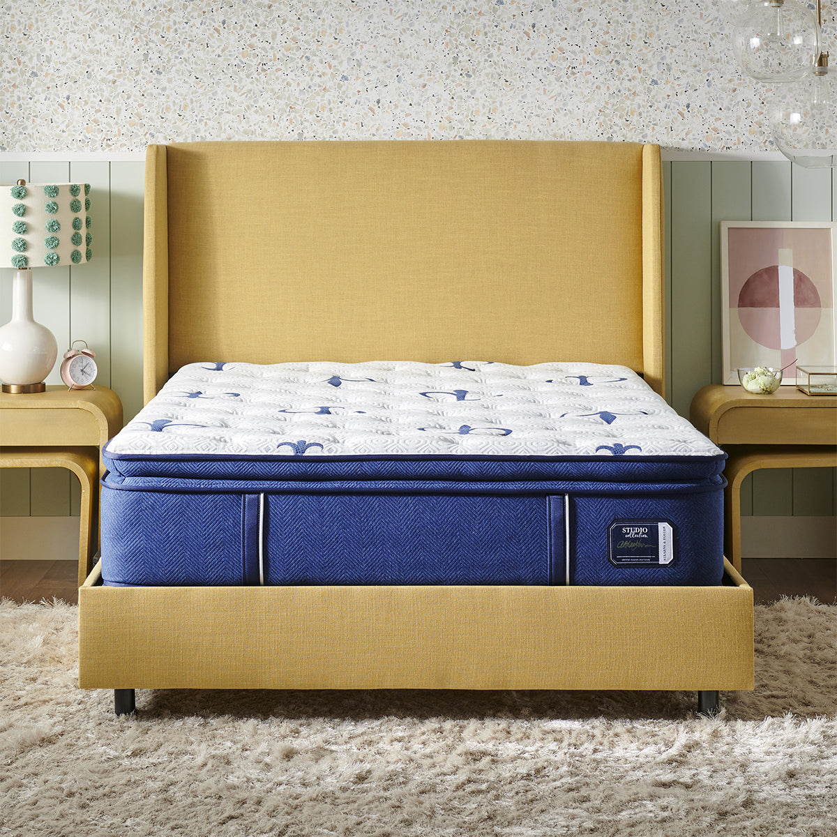 Stearns & Foster Studio Medium Euro Pillow Top Mattress