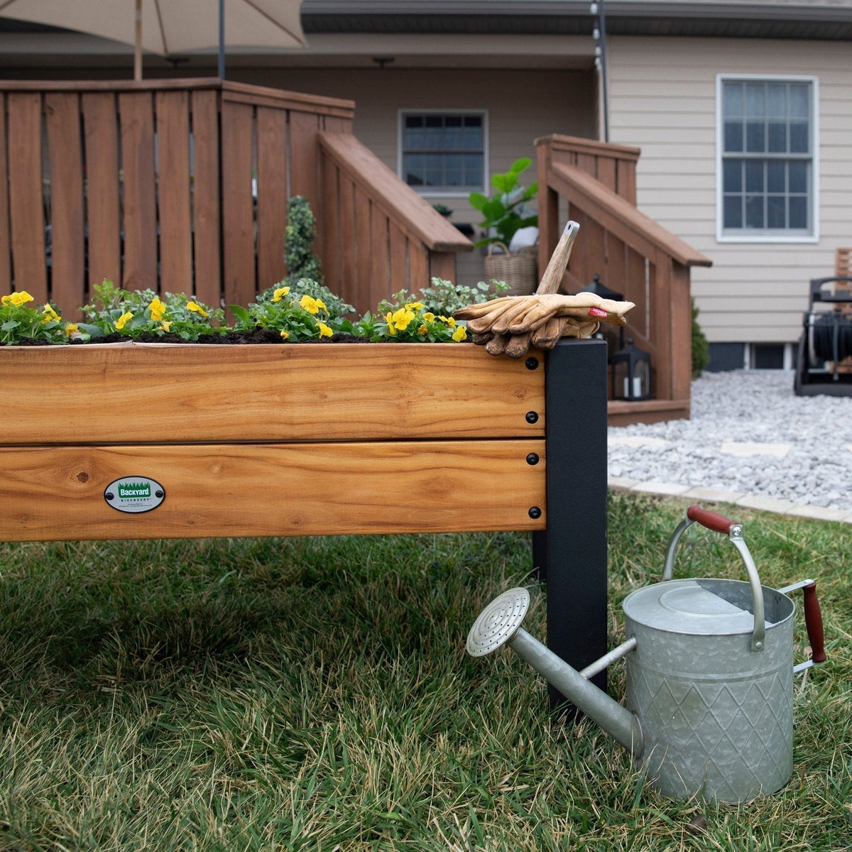 Raised Planter 100% Authentic Teak Wood