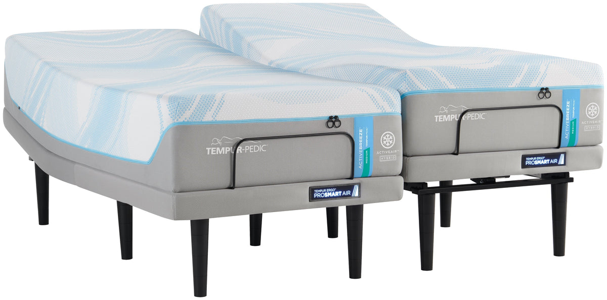 TEMPUR-ActiveBreeze® Smart Bed - Dual-Zone Climate Control Sleep System