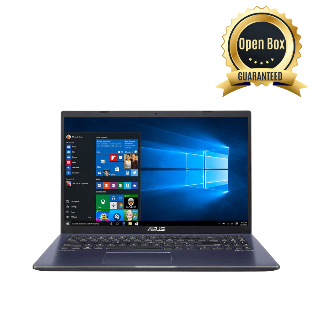 Asus ExpertBook P1 P1510CJA-C71P-CA  Intel Core i7-1065G7 - 12GB RAM 512GB SSD Intel Iris Plus - Win 10 Pro  (1 Year Warranty)
