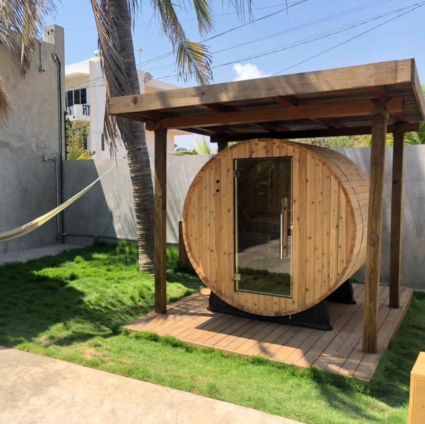 Salem 2 Person Barrel Sauna Kit