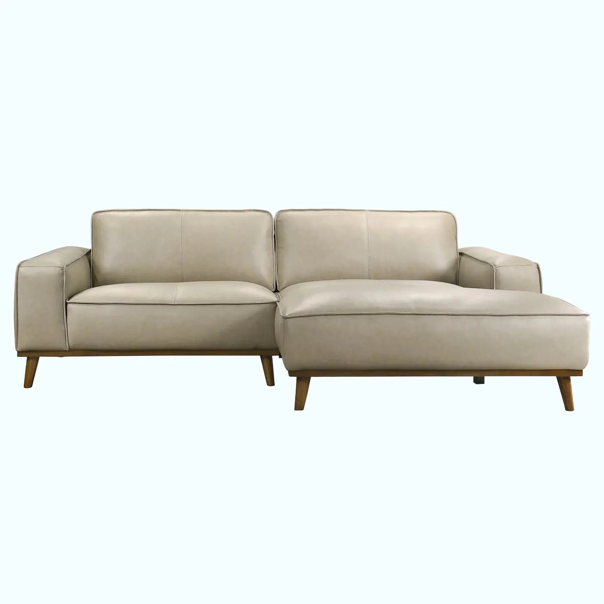 Wildwood Top-Grain Leather Sectional