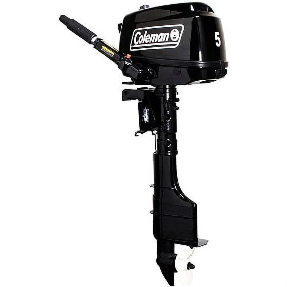 Coleman Powersports 5 HP 4 Stroke Outboards Boat Motors with Easy Pull Start F5BMS