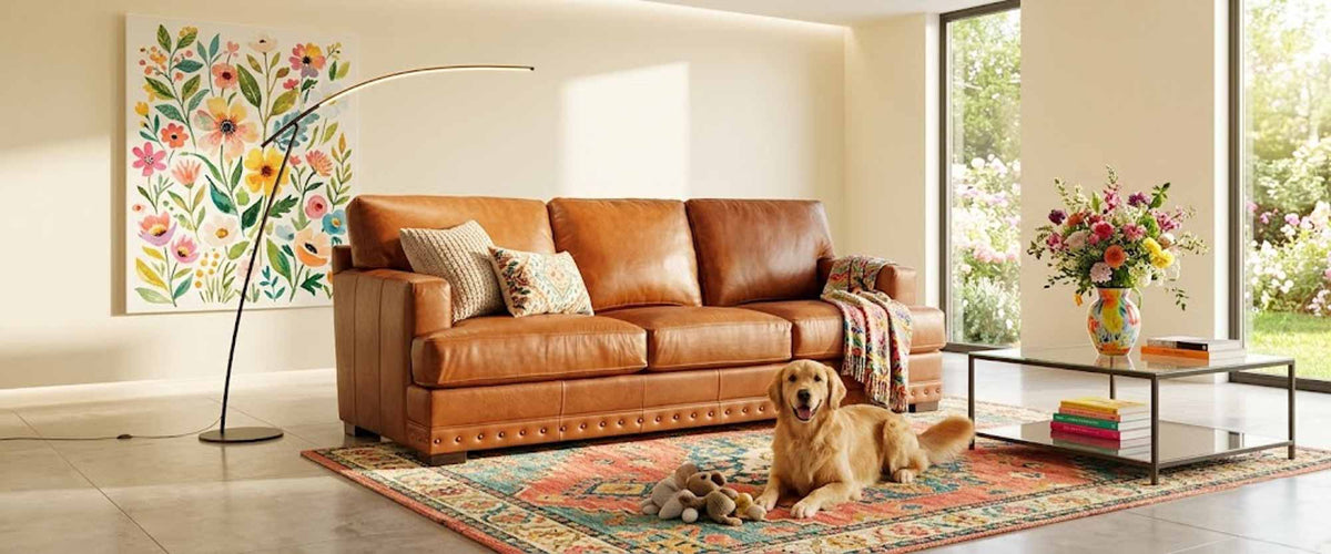 Dolce Leather Sofa