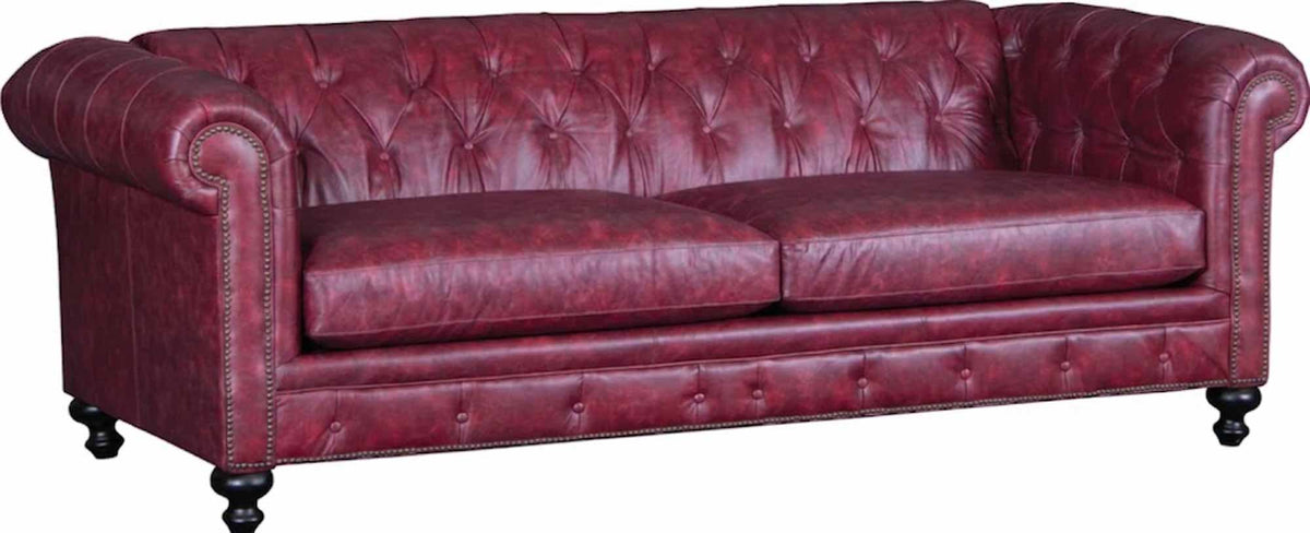 Jude Leather Loveseat