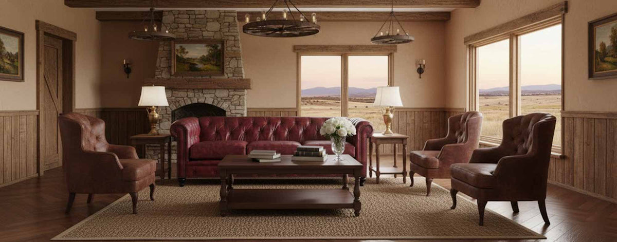Jude Leather Sofa