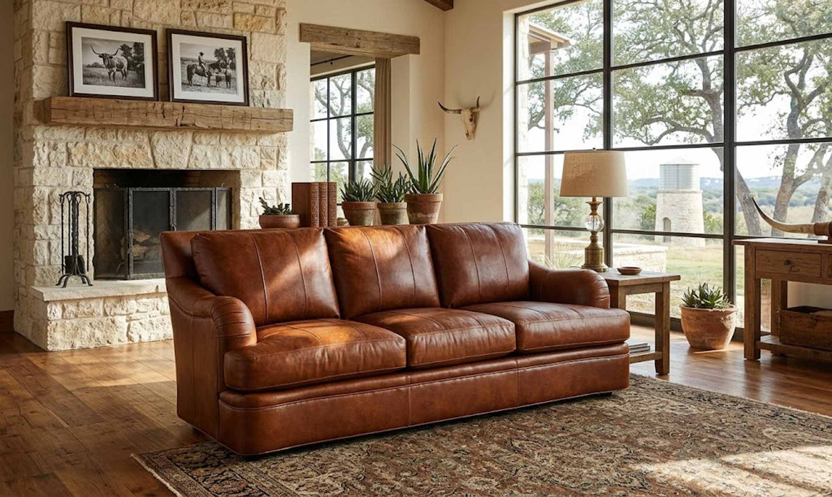 Georgie Leather Sofa