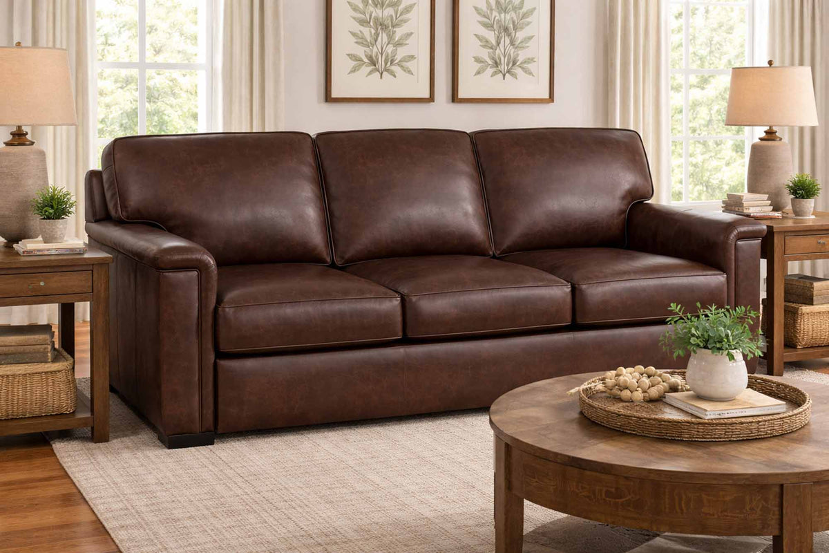 Craig Leather Sofa