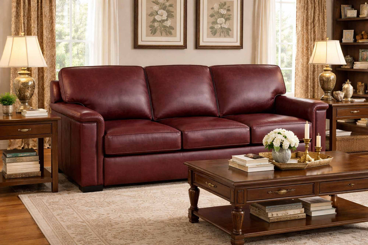 Craig Leather Sofa
