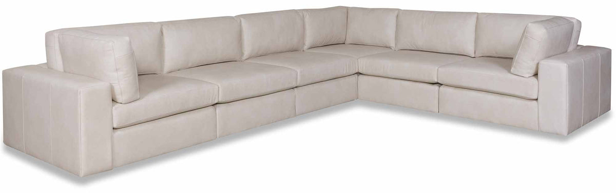 Mod Leather Sectional