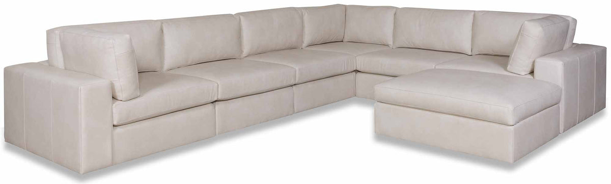 Mod Leather Sectional