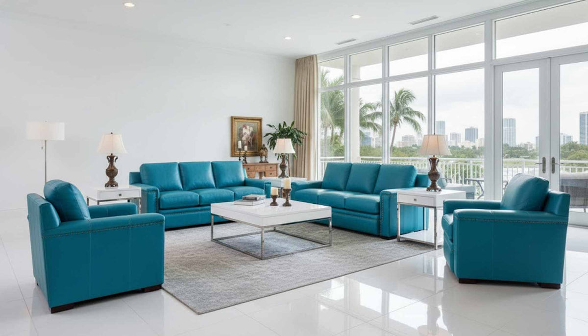 Franklin Leather Sofa