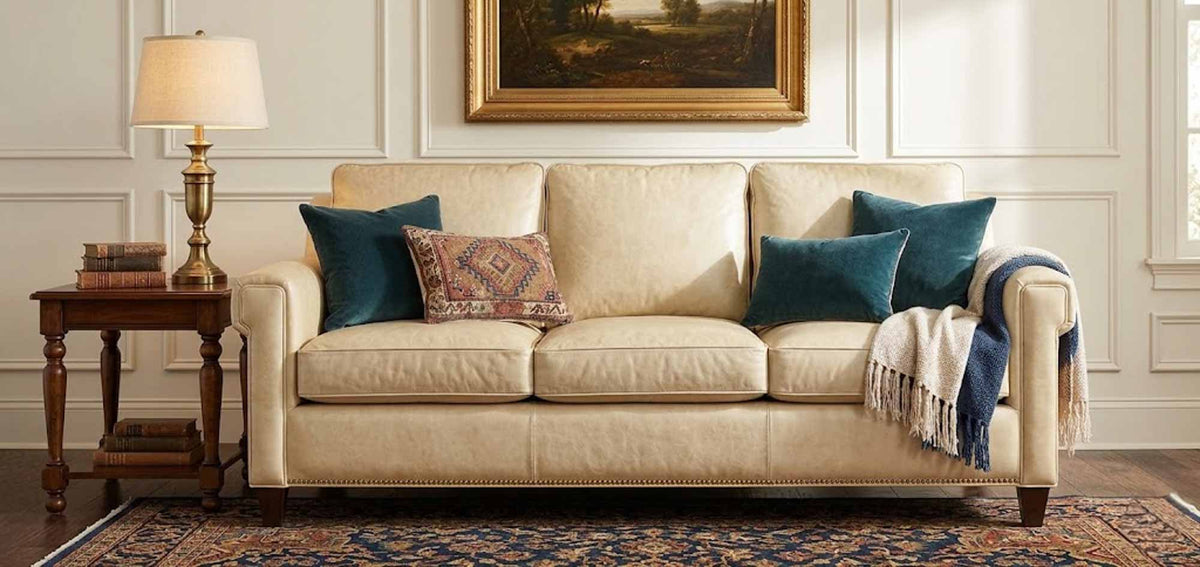 Millie Leather Sofa