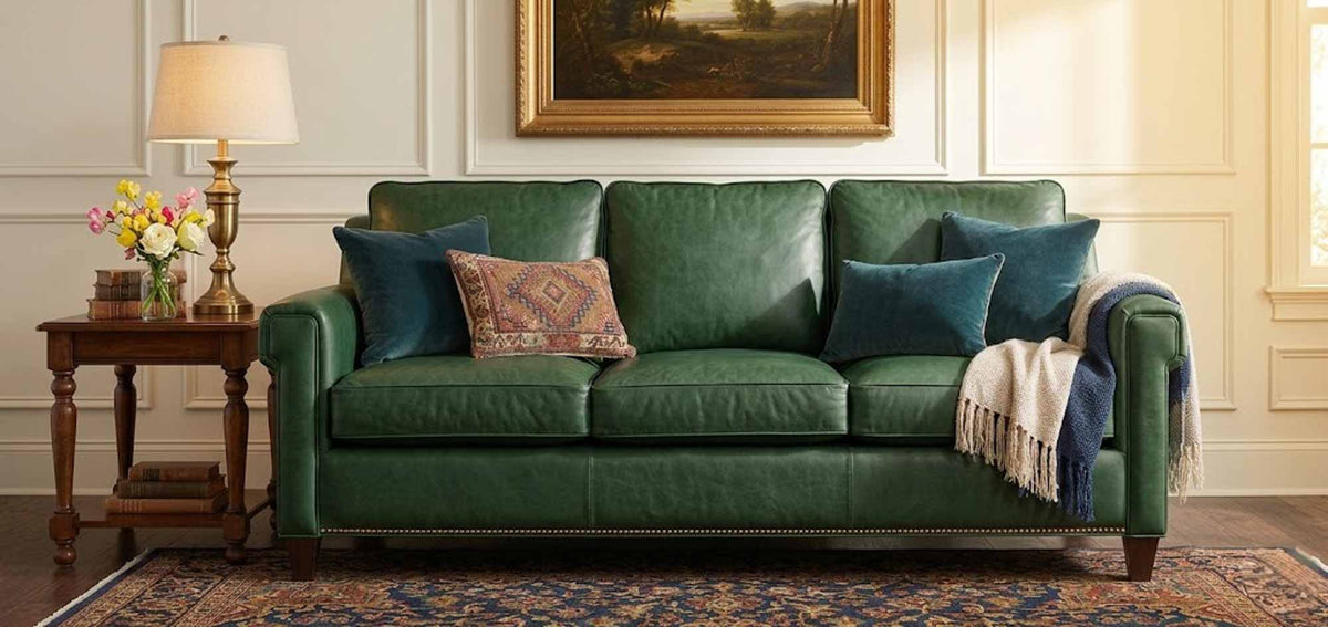 Millie Leather Sofa
