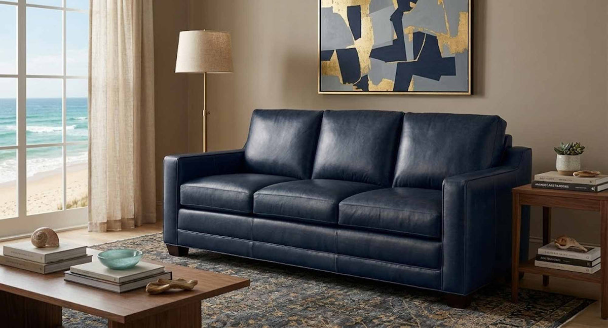 Loftin Leather Sofa