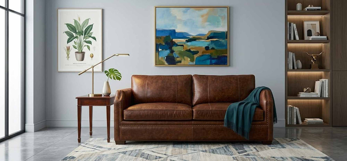 Sutton Leather Sofa