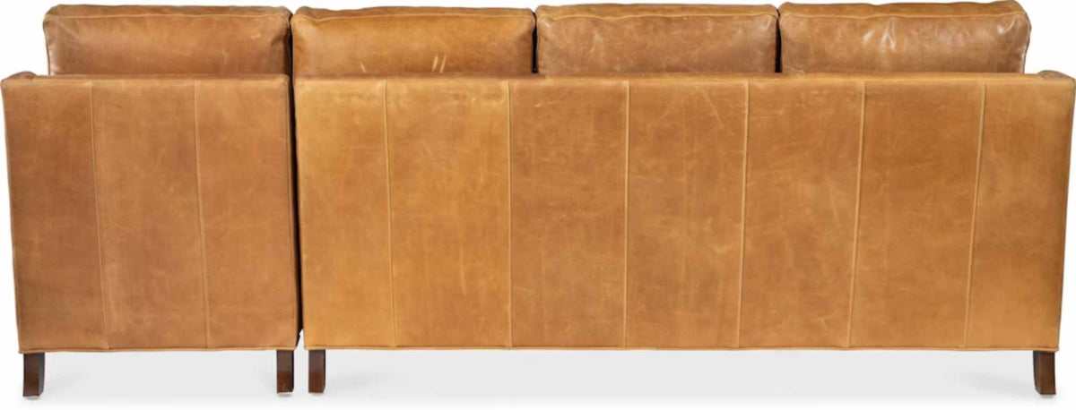 Marleigh Leather Sofa With Chaise