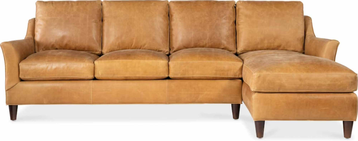 Marleigh Leather Sofa With Chaise