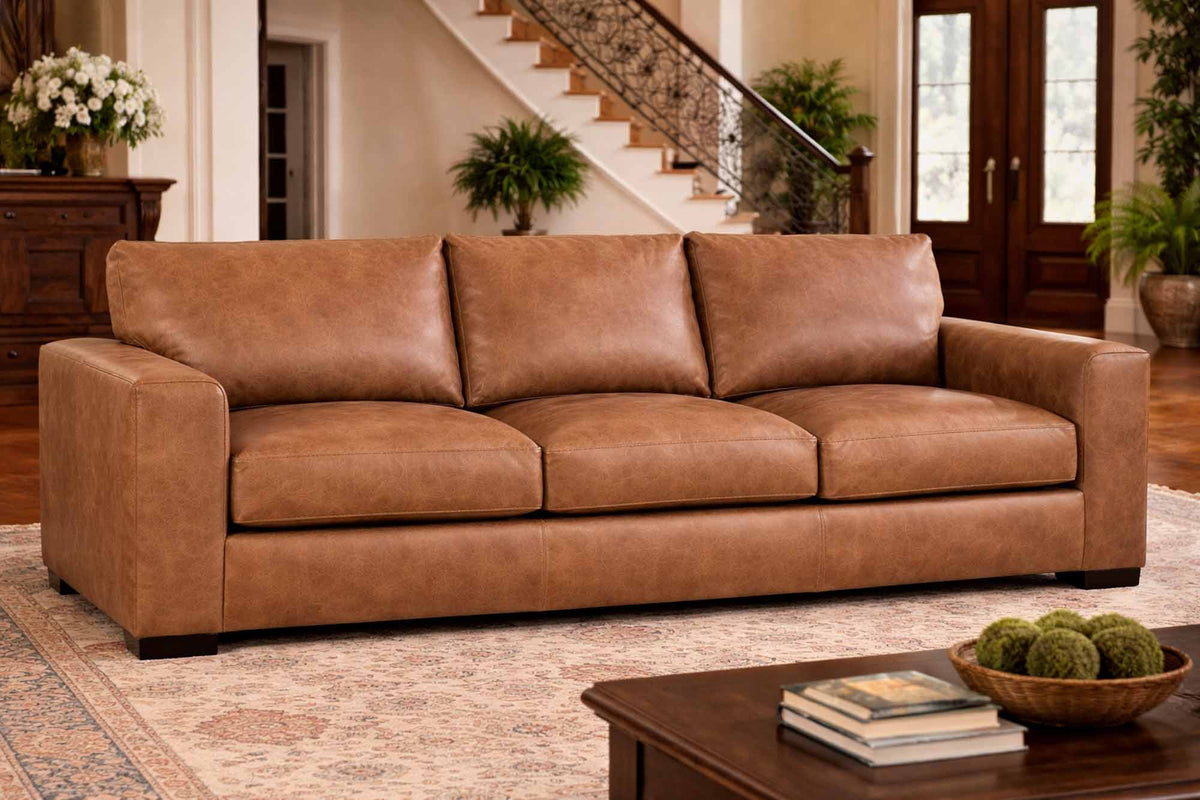 Donovan Leather Sofa