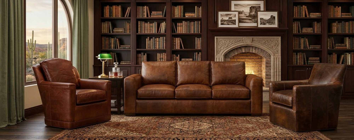 Donovan Leather Sofa