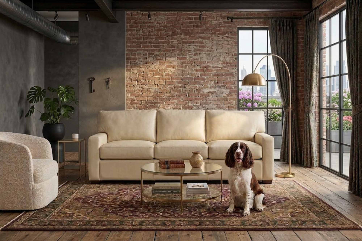 Bayview Leather Sofa