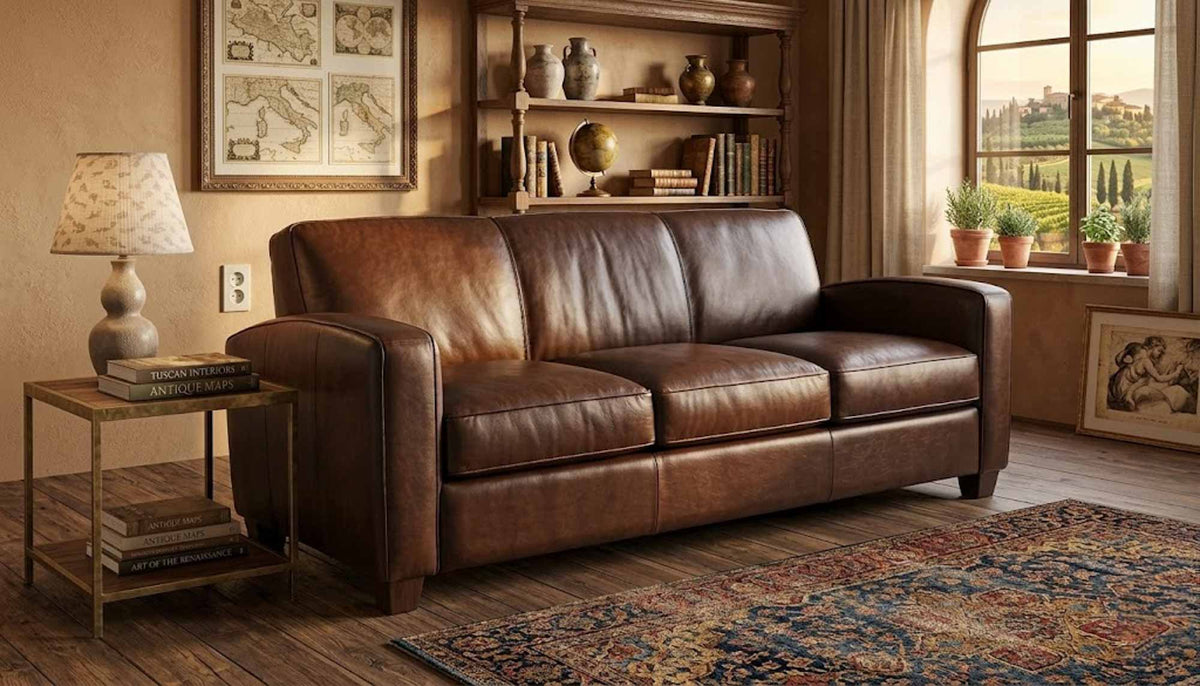 Montecito Leather Sofa