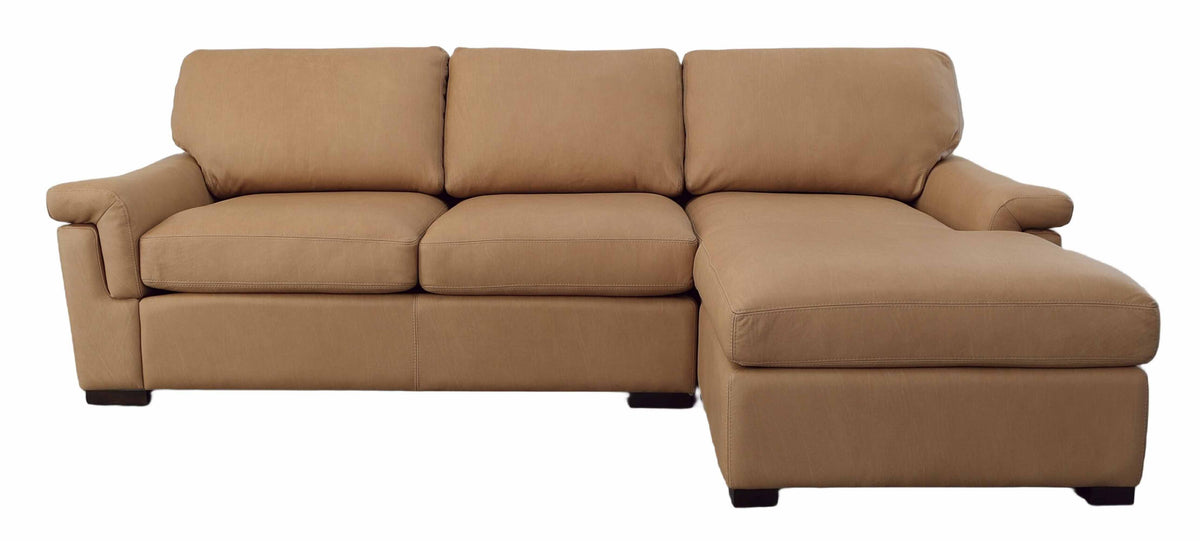 Lusso Leather Sofa With Chaise