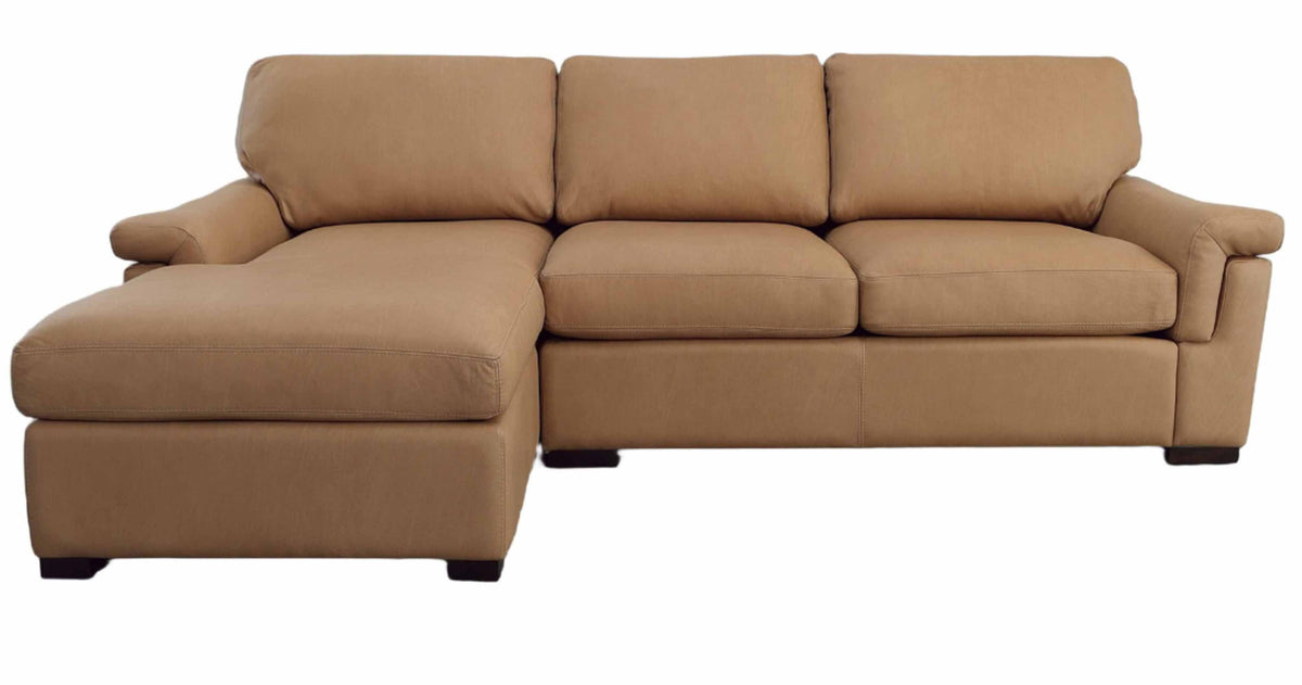 Lusso Leather Sofa With Chaise