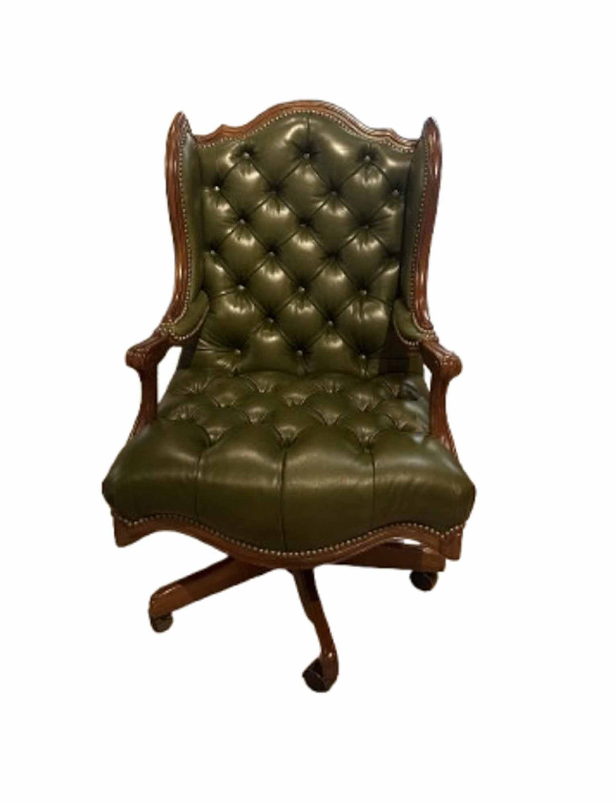 Arthur Leather Tufted Executive Chair