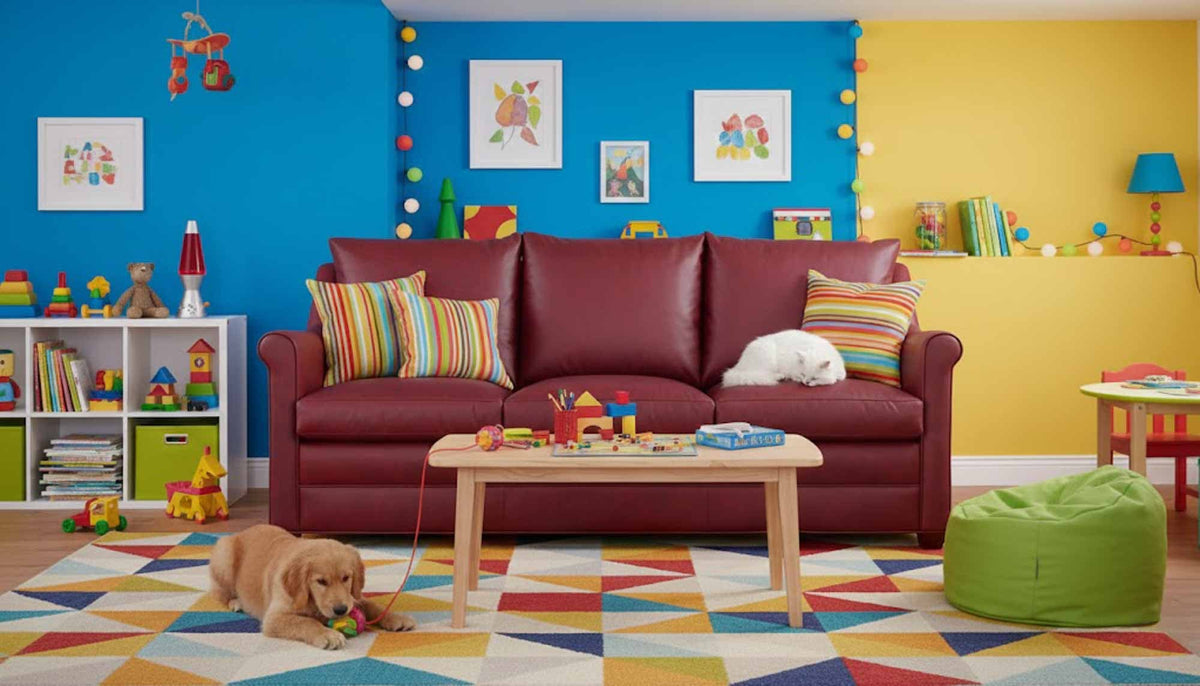 Ella Leather Loveseat