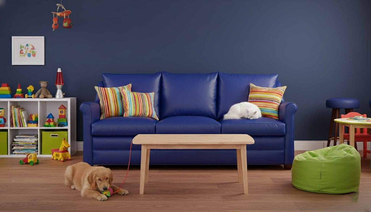 Ella Leather Loveseat