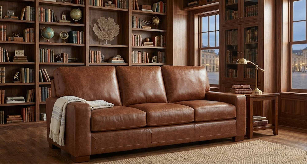 Stassi Leather Sofa