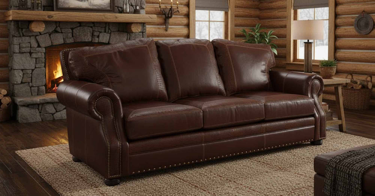 Oklahoma Leather Sofa
