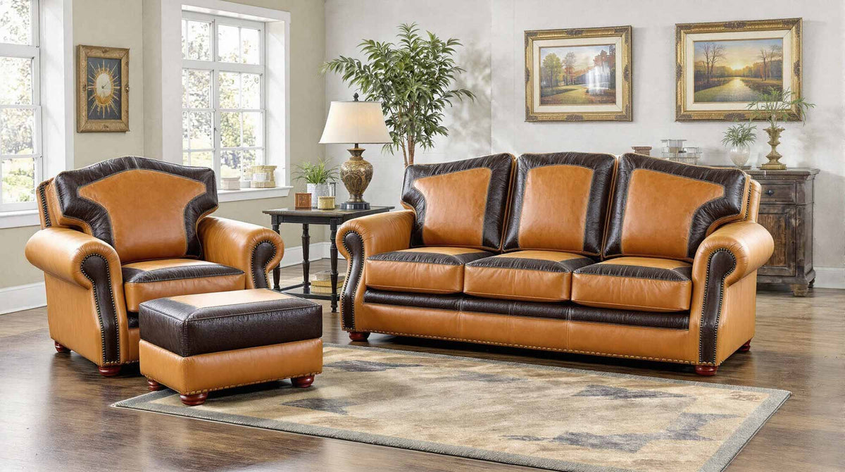 Oklahoma Leather Sofa